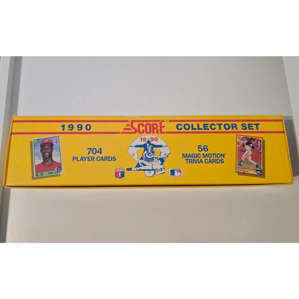 1990 Score MLB Baseball Yellow Collector Set - 704 Cards - Open Box